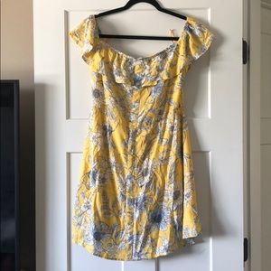 Off the shoulder dress